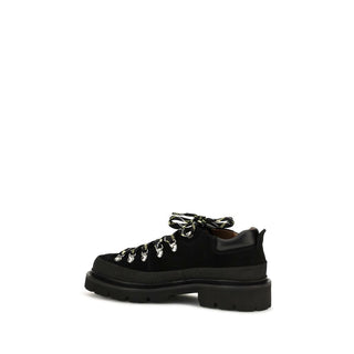 Black Calf Leather Bos Taurus Athletic Sneakers