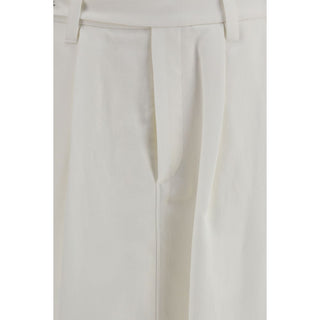 White Viscose Long Skirt