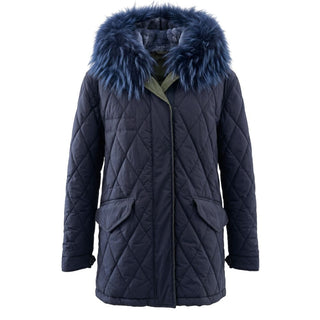 Blue Cotton Women's Jacket