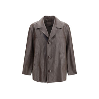 Brown Lamb Leather Leather Jacket