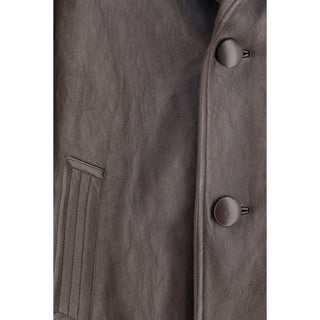 Brown Lamb Leather Leather Jacket