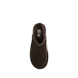 Brown Suede Leather Mules