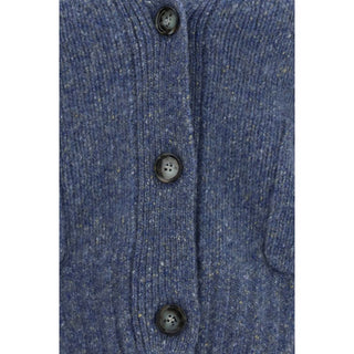 Blue Cashmere Cardigan