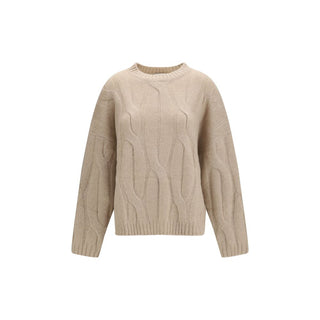 Beige Cashmere Sweater