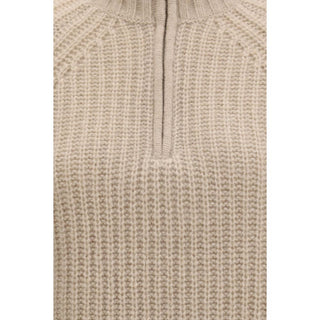 Beige Cashmere Sweater
