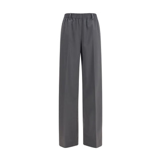 Gray Wool Oves Aries Casual Pants
