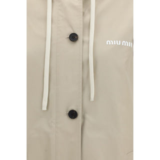 Beige Cotton Coat