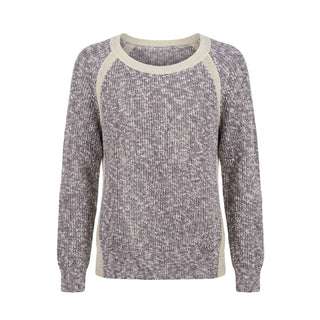 Grey Cotton Women's Sweater