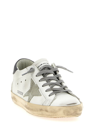 Gray Cowhide Low Top Sneakers