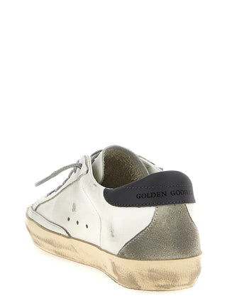 Gray Cowhide Low Top Sneakers