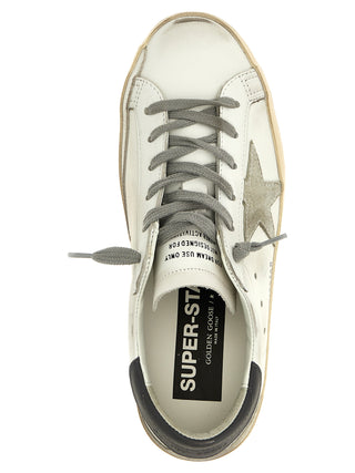 Gray Cowhide Low Top Sneakers
