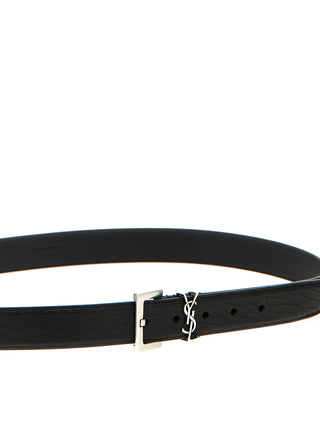 Black Leather Regular Belt