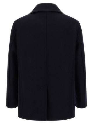 Blue Wool Coat