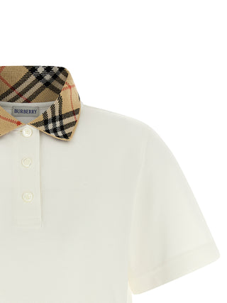 White Cotton Polo Shirt