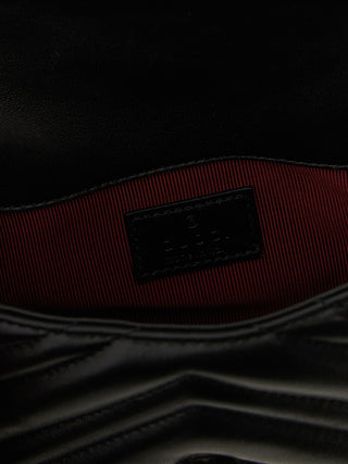 Black Lamb Leather Shoulder Bag