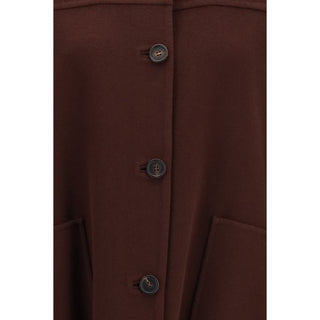 Bordeaux Wool Oves Aries Coat