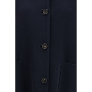 Blue Wool Oves Aries Coat