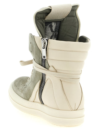Bicolor Calfskin Athletic Sneakers