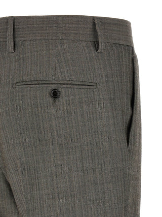 Gray Virgin Wool Two-Piece Suit