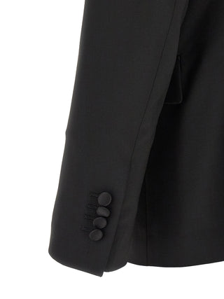 Black Virgin Wool Tuxedo