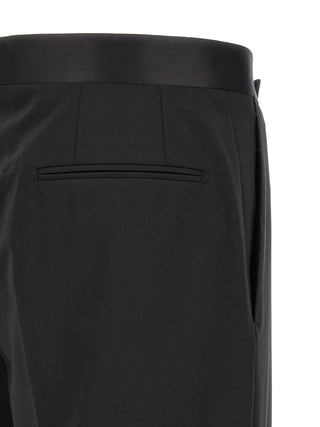 Black Virgin Wool Tuxedo
