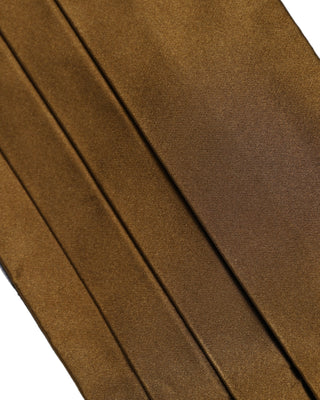 Brown Men 100% Silk Belt Waist Cummerbund