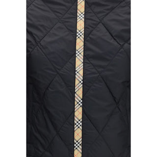 Black Polyamide Full-Length Jacket