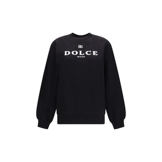 Black Cotton Sweatshirt