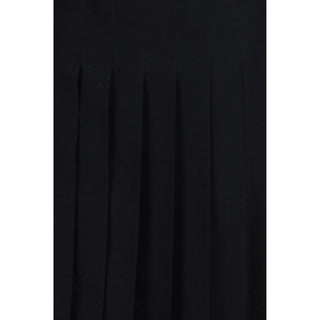 Black Silk Casual Dress