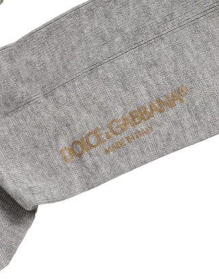 Men Gray Viscose Over The Calf Accessory Socks