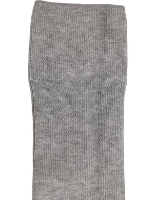 Men Gray Viscose Over The Calf Accessory Socks