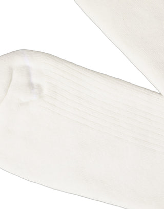 White Cotton DG Logo Mid Calf Accessory Socks