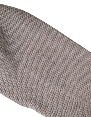 Gray Sequin Cotton Knit Mid Calf Accessory Socks
