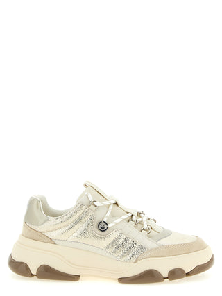 Multicolor Cowhide Chunky Sneakers