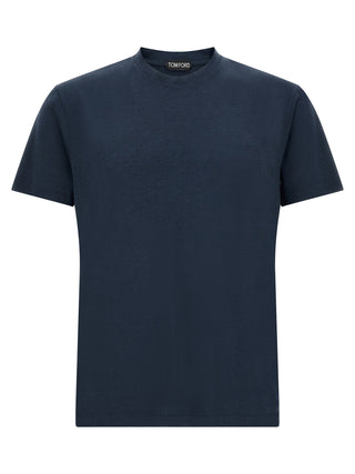 Blue Lyocell T-Shirt