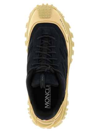 Blue Leather Athletic Sneakers