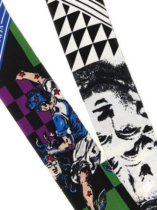 Multicolor Silk Foulard