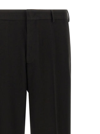 Black Polyester Dress Pants