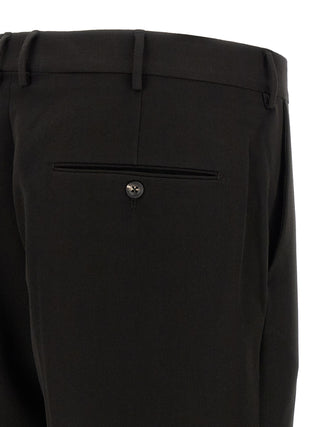 Black Polyester Dress Pants