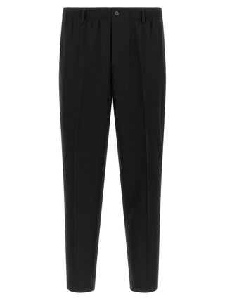 Black Virgin Wool Pants