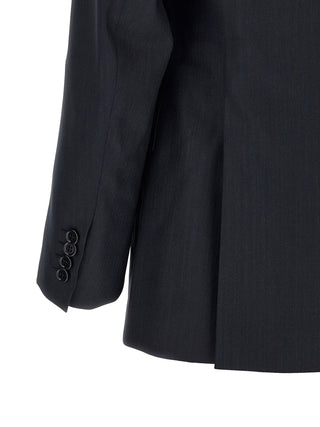 Blue Wool Two-Piece Suit