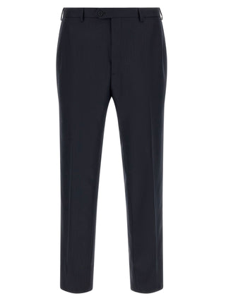 Blue Wool Two-Piece Suit