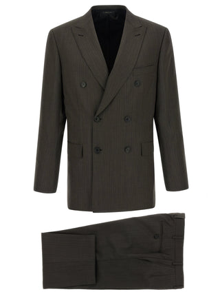 Brown Wool Two-Piece Suit