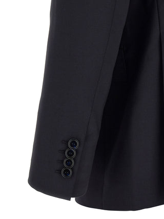 Blue Wool Two-Piece Suit