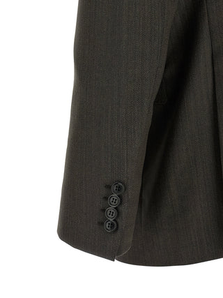 Brown Wool Two-Piece Suit