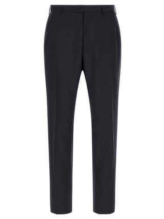 Blue Wool Two-Piece Suit