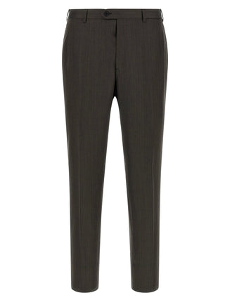 Brown Wool Two-Piece Suit