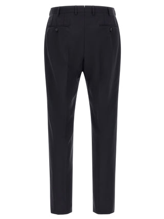 Blue Wool Two-Piece Suit