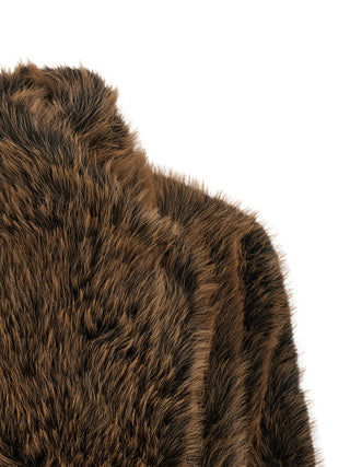 Brown Polyester Coat