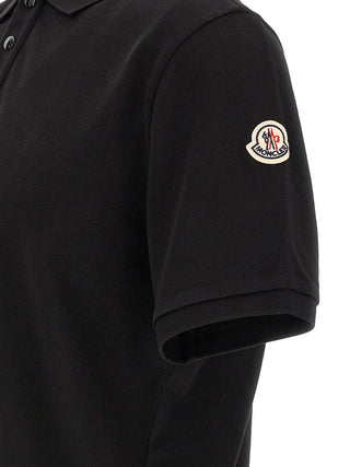 Black Cotton Polo Shirt